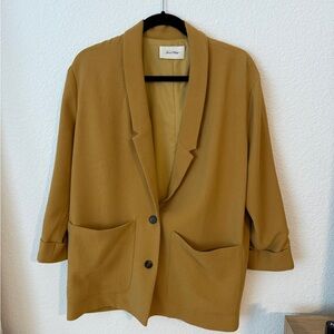 American Vintage Mustard Blazer Jacket